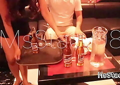 19yo Asian Pinay Waitress gets Fucked by the Customer Inside the Club Pinay a...