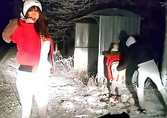 My Husband's Friend Fucks Me by the Road, Driving Me Home