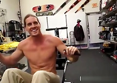 Fitness trainer gets ass fuck banged