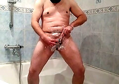 Giant bbc, gay glory hole, onanism