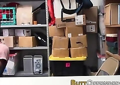 Amateur thief fucked hard