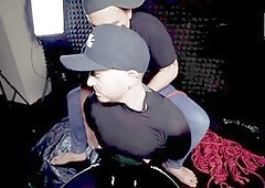 Axel Abysse gets fisted by dominator Sim after dick and urine play