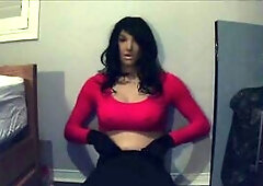 Jaw-dropping Jane Pt3! Unmasked female mask Reni is wicked and flashes her bazookas!