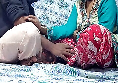 Indian Nurse And Peasant Sex In The Bed