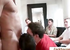 Horny stripper gives his cock