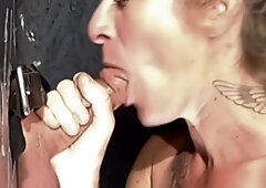 Bad Milf Teaches Gloryhole Man A Lesson