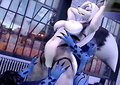 Sassy cougar gets bred in obedience lessons