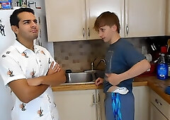 Elis and Sebastian open up out their boxers