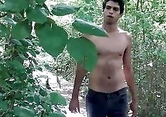 Jungle Latino stud fucking a cute gay boy
