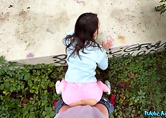 Kristina Grace gets fucked by Martin Gun standing