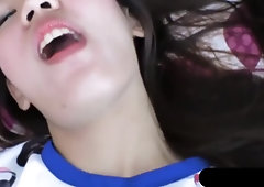 Uber-Cute Thai tranny teenie gets barebacked rock hard POINT OF VIEW fashion