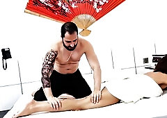 It was supposed to be just a massage, but I ended up in this cutie's booty.