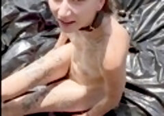 Public pee showdown with longest stream ever