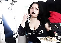 POV Rock GF Pasta Mukbang & Tattoo Chat