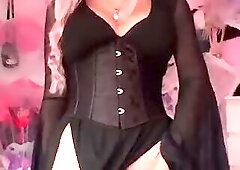W black dress cum