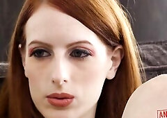 Redhead Alex Harper anally drilled by a large ebony wang from Prince Yahshua in hardcore action.