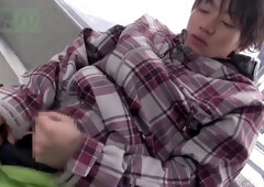 Japanese Boy Cums Twice On Gondola Lift