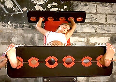 Tickletherapy - Leya Goes Crazy - Tickle Hell In Stocks