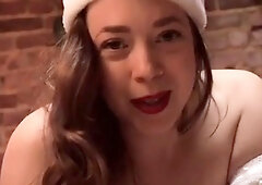 Elle Eros - Blow Me By The Christmas Tree - Encouraged Bi