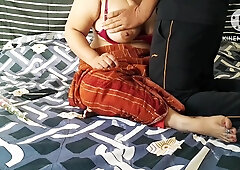 Lina Paige And Valentine S Day - Sexy Stepmom And Stepson Celebrating In Hindi Audio