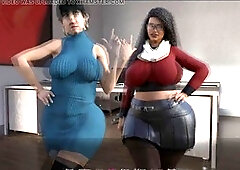 Curvy French cougar Anissa flaunts her busty assets on the streets