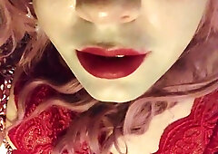 My face is total of jizm you think it suits me well crossdresser Juvia Jolie