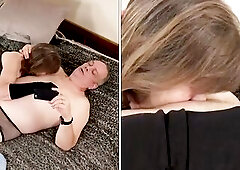 Lewd old granny gives great oral pleasure