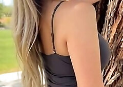 TsLilac Body Tease Near The Trunk