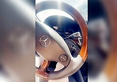 Large Boobs Mother I'd Like To Fuck Pedal Pumping in Mercedes