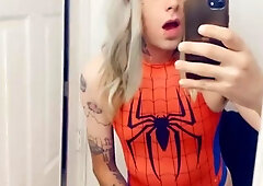 Sidermqn Costume Play Stunner Spidergirl