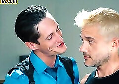 Police stud rims and fists arrested stud asshole in office