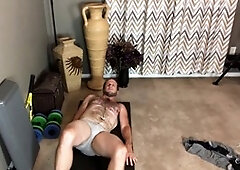 Worshipping that exercise booty with some fart JOI featuring Adam Castle