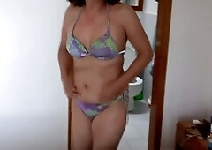 After a day at the beach, stepson goes down on my sweet spot and wants to get freaky