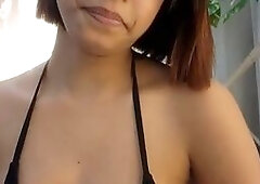 cute boob massage babe