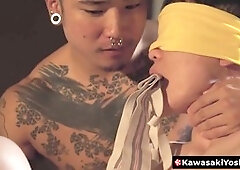 Piss-soaked Yoshi Kawasaki and Nanashi indulge in wild handballing fun