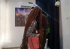 Hawt Black Tailor Entice Her Client Into Sex For Greater amount Supplementary Money