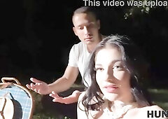 HUNT4K. Czech teen Chloe Heart jumped on a hunter’s jock