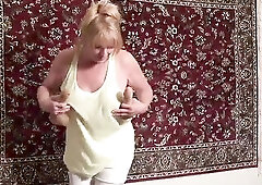 Against the background of the rug video