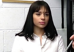 Submissive teenager gets cfnm from officer officer
