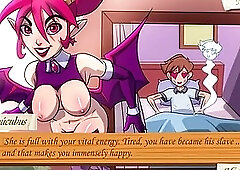 Cartoon chick with big tits is spreading up and getting fucked hard, in many positions