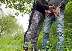 My Mom In Law'S Camel Toe In Leggings Makes Me Cum Outdoor