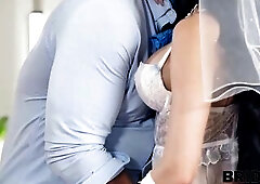 BRIDE4K. Little slut was banged on the wedding salon bed during the time that the groom was expecting next door