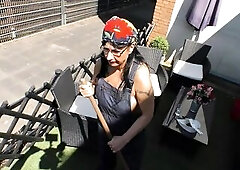 Tattooed large melons honey gets screwed in her snatch.