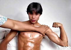 Ultra-cute Emilio Serrano with Meaty Man-meat