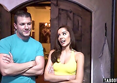 Step-siblings catch mom stuck in the dryer