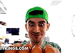 REALITY KINGS - Blondie Fesser Takes Control And Rides Her Stepson’s Face & Cock Like a Pro