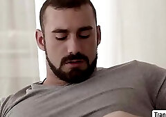 TS Natalie Mars intense farewell anal sex