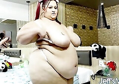 Screwing Machine Tirelessly Drills Latin babe SSBBW Sammy Santos