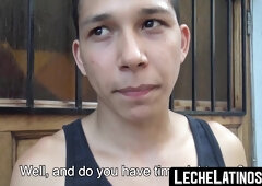 LecheLatinos.com - Young straight Latino picked up and raw fucked in a hot session