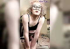 NNN Get Willing With Me! - Trans Hotty locks herself up for No Nut November